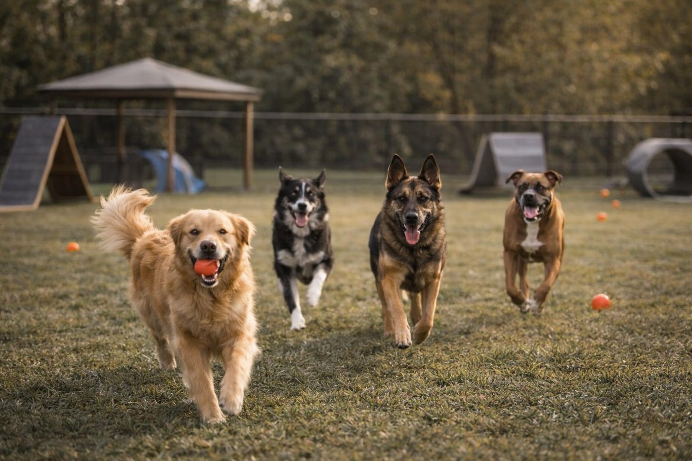 Patio de hospedaje supervisado por entrenador en Miami
